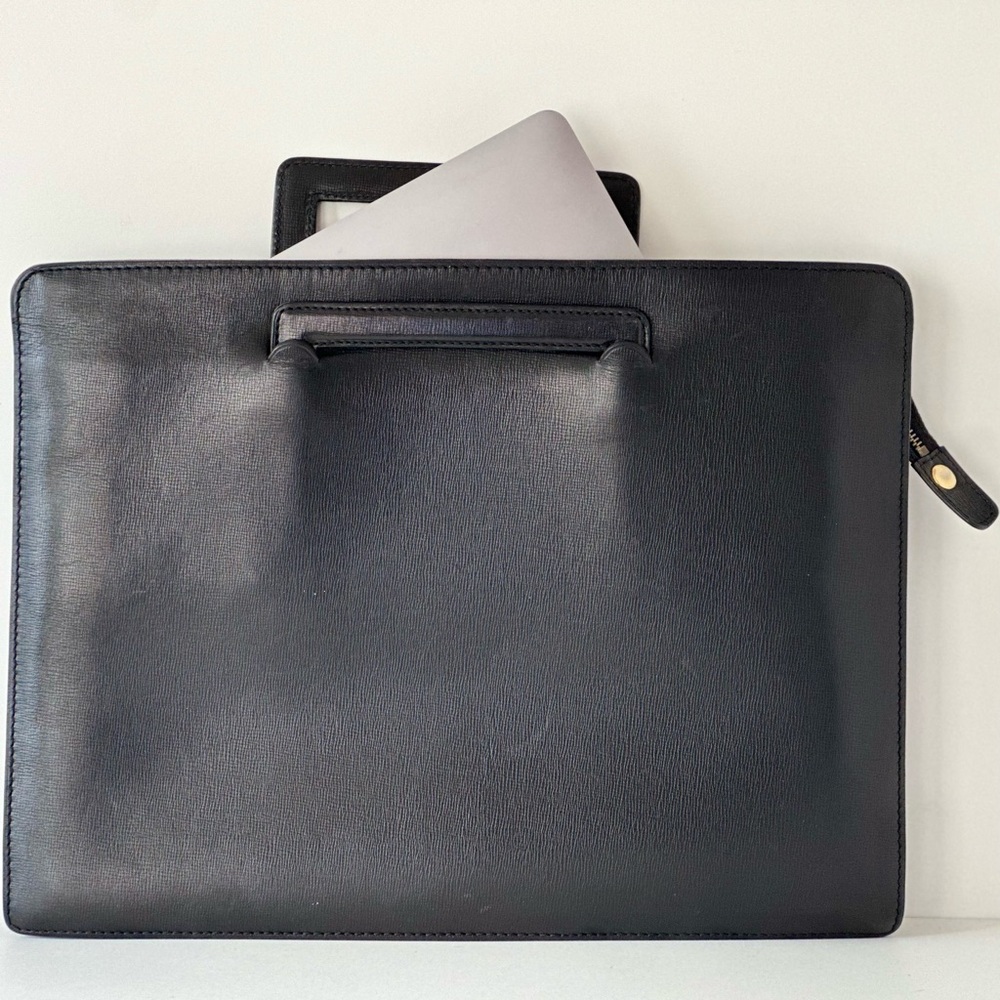 Vintage Celine Work Bag en Noire (Fits Laptop & More) - Picture 4 of 12